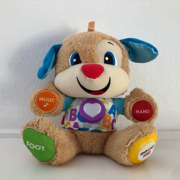 Puppy Dog Toy - Stuffed Animal - Interactive - Baby Toy - Fisher-Price - Picture 1 of 4